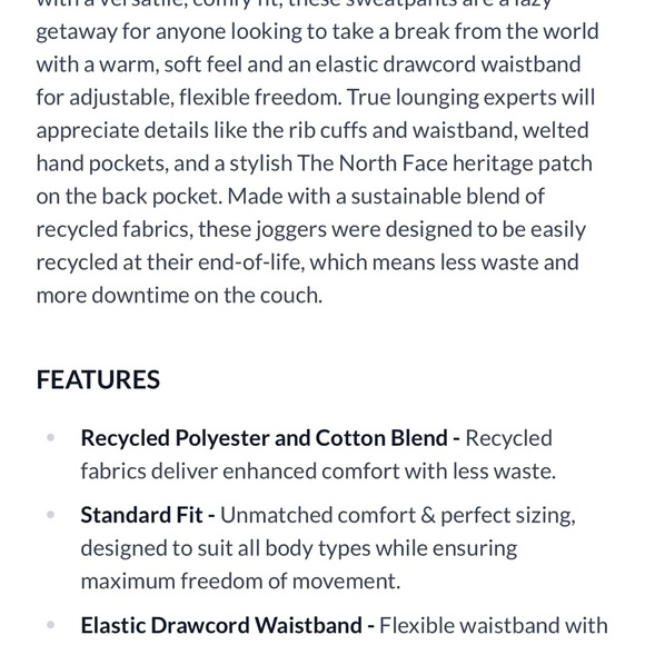 The north face men’s heritage patch jogger - Picture 3 of 6